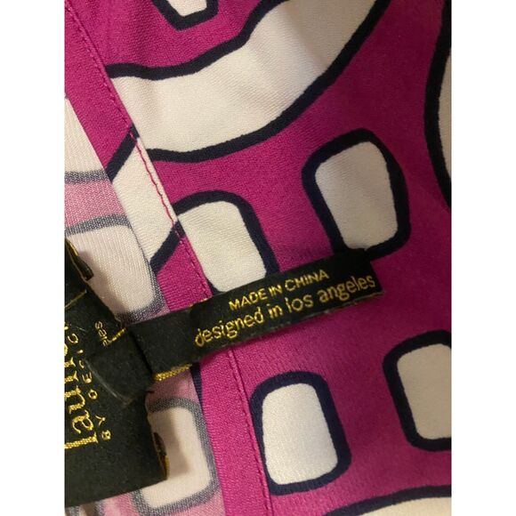 Laundry By Shelli Segal Geometric Pattern Dress Size 6 - Picture 8 of 9